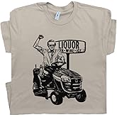 Vintage Country Music T Shirt Funny Shirt for Men Women Guys Outlaw Country Tee Concert Lawnmower Liquor Store