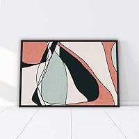 Framed Canvas Wall Art Abstract Canvas Prints Home Artwork Decoration for Living Room,Bedroom - 16x24 inches