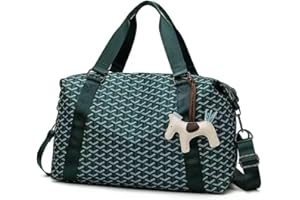 RRISETAG Duffle Bag Waterproof Tote Bags Everything Bag Carryon Gymbag Yoga Bag Hospital Holdalls with Wet Pocket for Travel Swimming Sports and Gym Activities (GREEN)