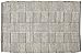 DII Contemporary Square Recycled Yarn Rug, Gray Checker, 2x3'