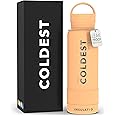 Coldest Insulated Water Bottle with Handle Lid | Leak Proof, Insulated Modern Stainless Steel, Triple Walled, Sport Thermos Bottles, Metal Flask | 21oz