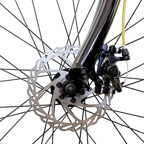 Master Scooter 26 – 20 GLX Patinete, Negro/Amarillo, One Size - Imagen 7