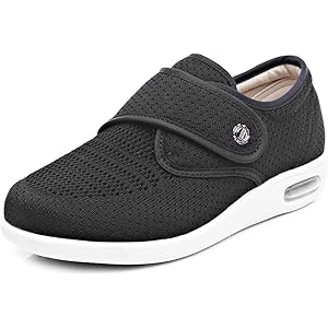 lightweight velcro shoes for elderly
