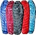 Hyke & Byke Shavano 32 F Ultralight Mummy Down Sleeping Bag for Backpacking with Compression Sack and Five (5) Color Options