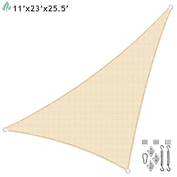SunnyRoyal 11'x23'x26' Heavy Duty Sun Shade Sail