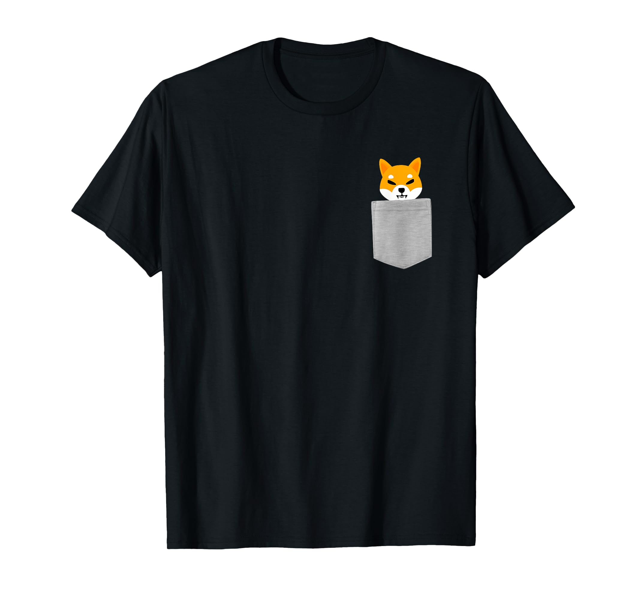 Shiba Inu Pocket Funny Blockchain Crypto HODL Coin Lover T-Shirt