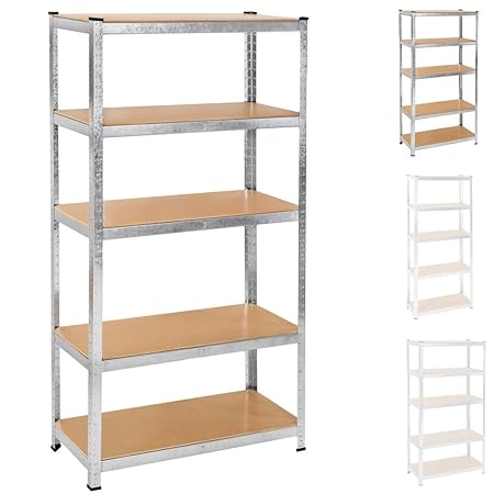 TecTake Werkstattregal Steckregal Lagerregal - diverse Größen - (900x400x1800mm | Nr. 401493)