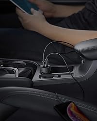 USB C Car Charger, Anker 30W 2-Port Type C Fast Car