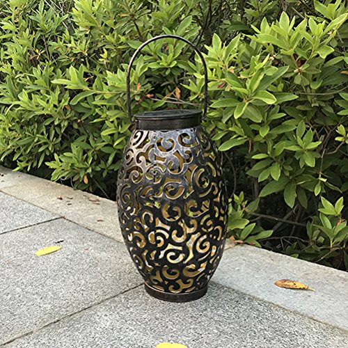 Ledmomo LED-Solar-Laterne zum Aufhängen, marokkanische Silhouette, solarbetrieben, verheißungsvolles Wolkenmuster… – Bild 8