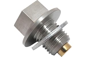 GoldPlug | Made in USA | M12x1.25 | Stainless Magnetic Drain Plug | Fits All Toyota, Nissan, Lexus, Infiniti | AP03 | Includes SW03 Washer |