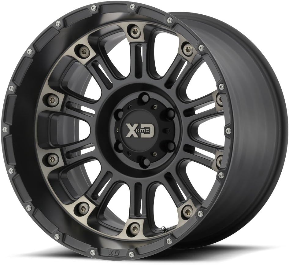KMC XD SERIES XD829 20X9 8X6.5 18 Satin Black Machined/Dark Tint Clear Coat (Qty of 1)