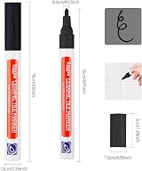DONQL 6pk Tile Grout Pen Marker Black Restores & Protects With Replacement Nibs view 2