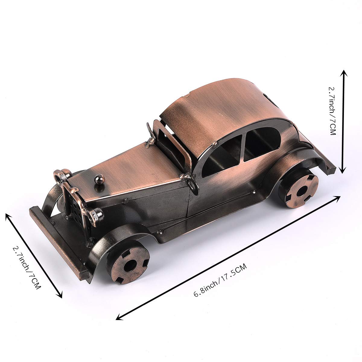 Home Decor Accents Qboso Metal Antique Vintage Car Model Handcrafted Collections Collectible Vehicle Toys For Bar Or Home Decor Decoration Great Birthday Gift Iron Black Large Collectible Vehicles