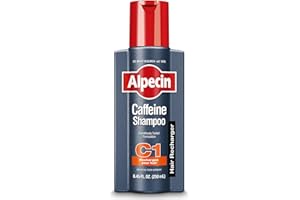 Alpecin C1 Caffeine Shampoo, 8.45 fl oz, Cleanses the Scalp to Promote Natural Hair Growth, Leaves Hair Feeling Thicker and Stronger