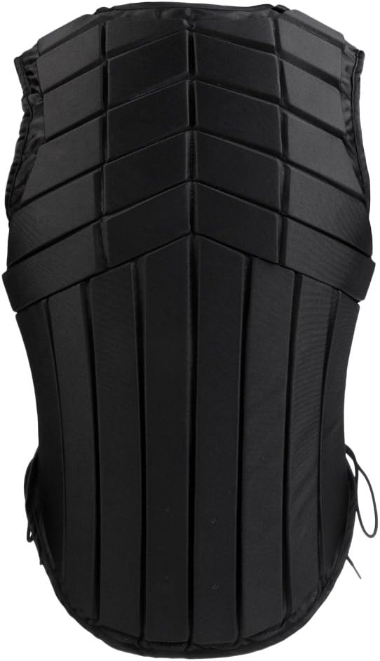 menolana Horse Riding Safety Eventing Equestrian Protective Vest Body Protector for Adults Boys and Girls, Equine Equestrian Equipment Supplies, Black : Sports & Outdoors