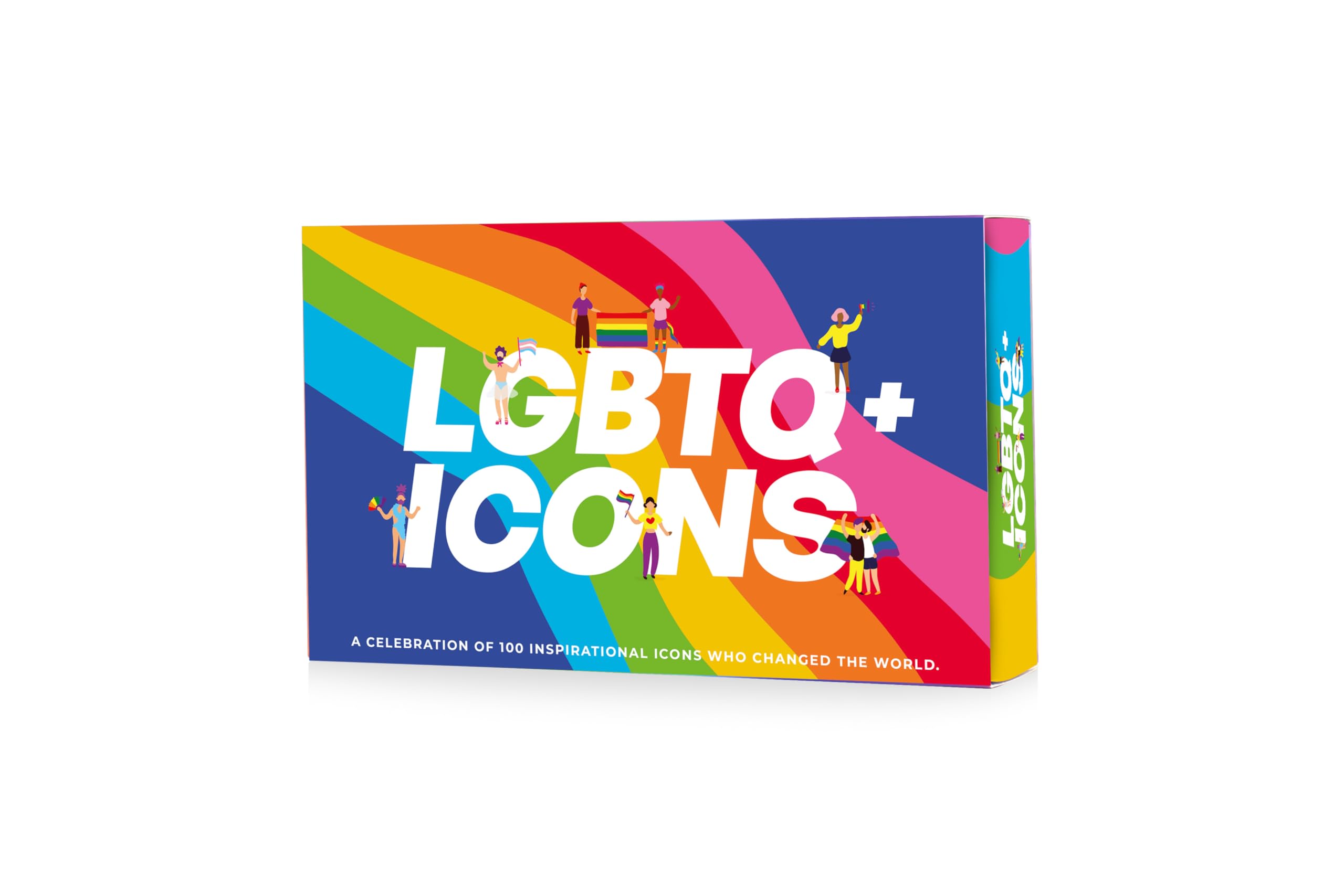 Gift Republic LGBTQ+ Icons Cards 100 Inspirational Icons Who Change The World Celebrate Pride Month Trivia Information Cards