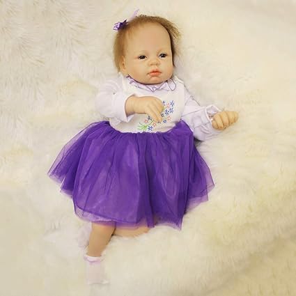 newborn purple dress