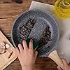 Nonstick-Frying-Pan-Skillet-20cm-Stone-Pans-Cookware-Granite-CoatingPans-Saucepans-Omelette-Skillet-Grey-8-inch ZUOFENG Non Stick Frying Pans 20cm, Non-Stick Omelette Fry Pan, Granite Frying Pan Stone Pans