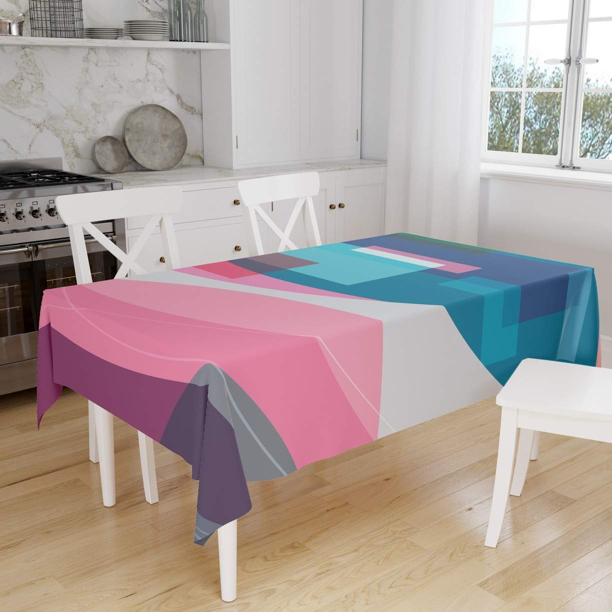 Bonamaison Kitchen Decoration, Tablecloth, 140cm x 160cm - Designed and Manufactured in Turkey