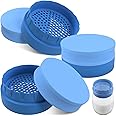 Kefir Mason Jar Strainer Lids for Making Kefir with No Clogs, for Milk Kefir Grains and Water Kefir Grains, Kefir Starter Kit for Home Fermentation, Wide Mouth Kefir Strainer Lids, 3-Pack