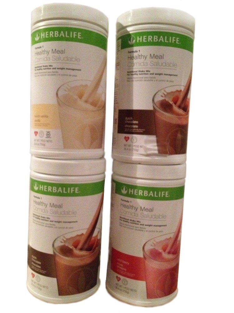 Herbalife Formula 1 Healthy Meal 4 PACK MESSAGE US WITH FLAVOR