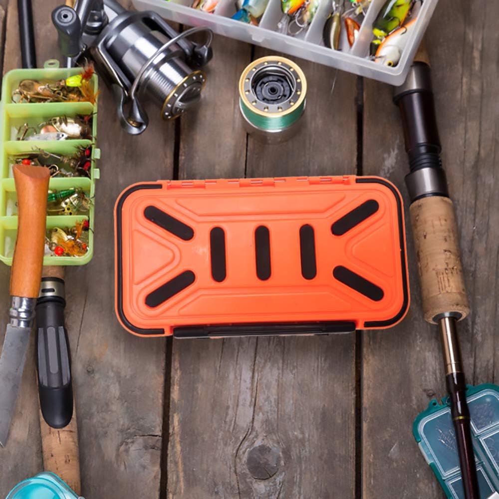 Fishing Tackle Bait Storage Boxes, Waterproof Portable Double-Sided Lure Hook Organizer, Mini Utility Lures Fishing Box: Home Improvement