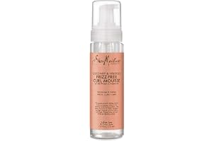 SheaMoisture Curl Mousse for Frizz Control Coconut and Hibiscus with Shea Butter 7.5 oz