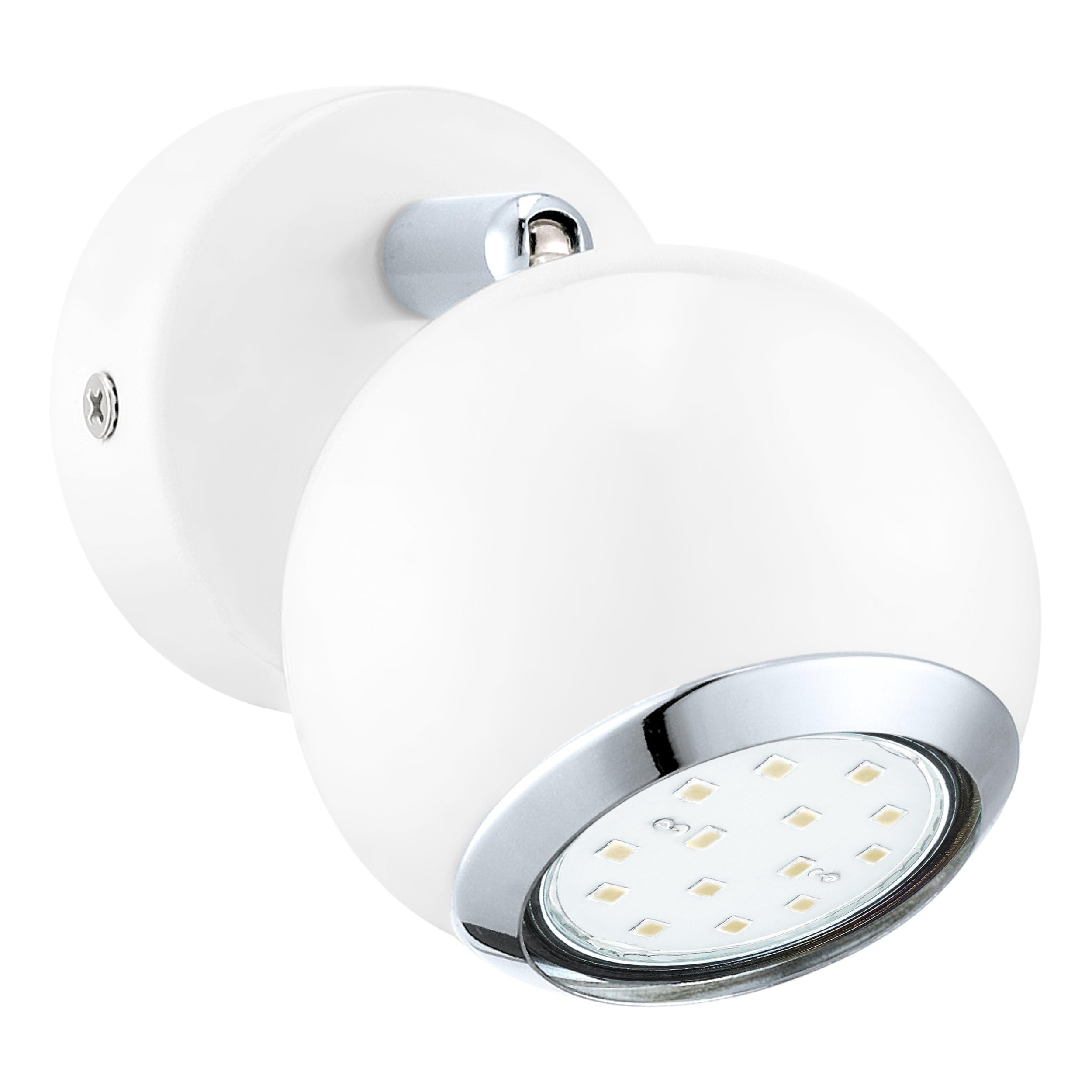 Eglo 31001 BIMEDA LED Wall Light in White and Chrome