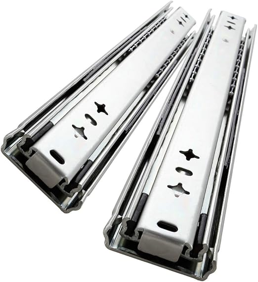 AOLISHENG 1 Pair (2 Pieces) Heavy Duty Full Extension Drawer Slide 300mm 120 kg Bearing Capacity