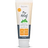 Oxyfresh Pro Relief Fluoride Free Dental Gel with Zinc and for Soothing Irritated Gums and Support Gum Health – Infused with Aloe Vera, Chamomile and Xylitol – Dentist Recommended - 4 oz