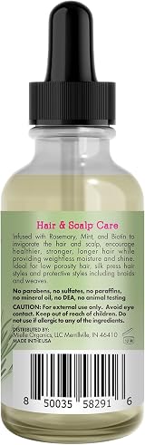 Mielle Organics Rosemary Mint Light Scalp Hair Strengthening Oil 2 Oz view 9