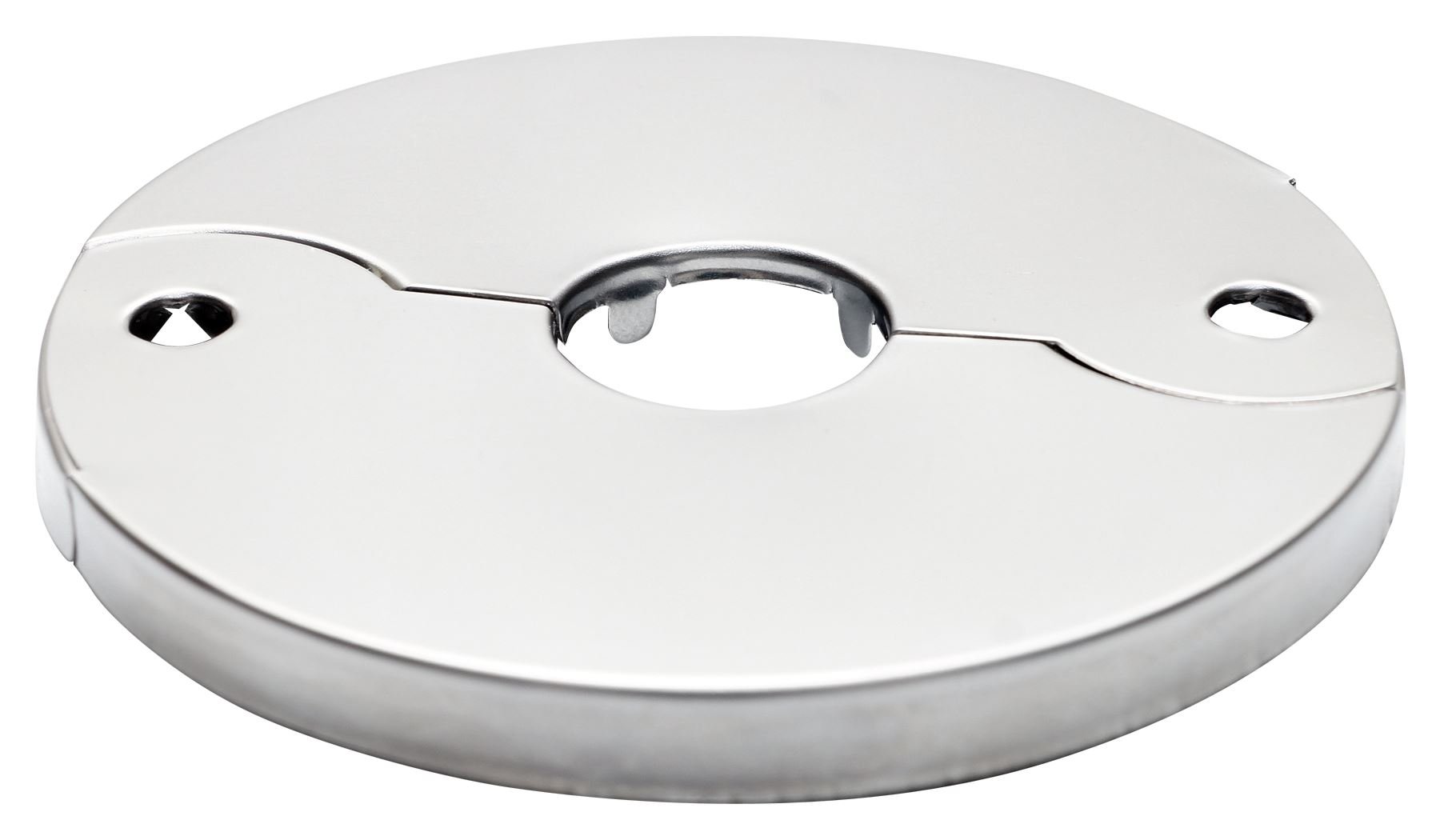 21mm (1/2") Split Two-Piece Collar Chrome Plated Steel Valve Hole Cover Tap Rose