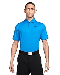 Nike Men's Dri-FIT Tour Golf Polo Light Blue