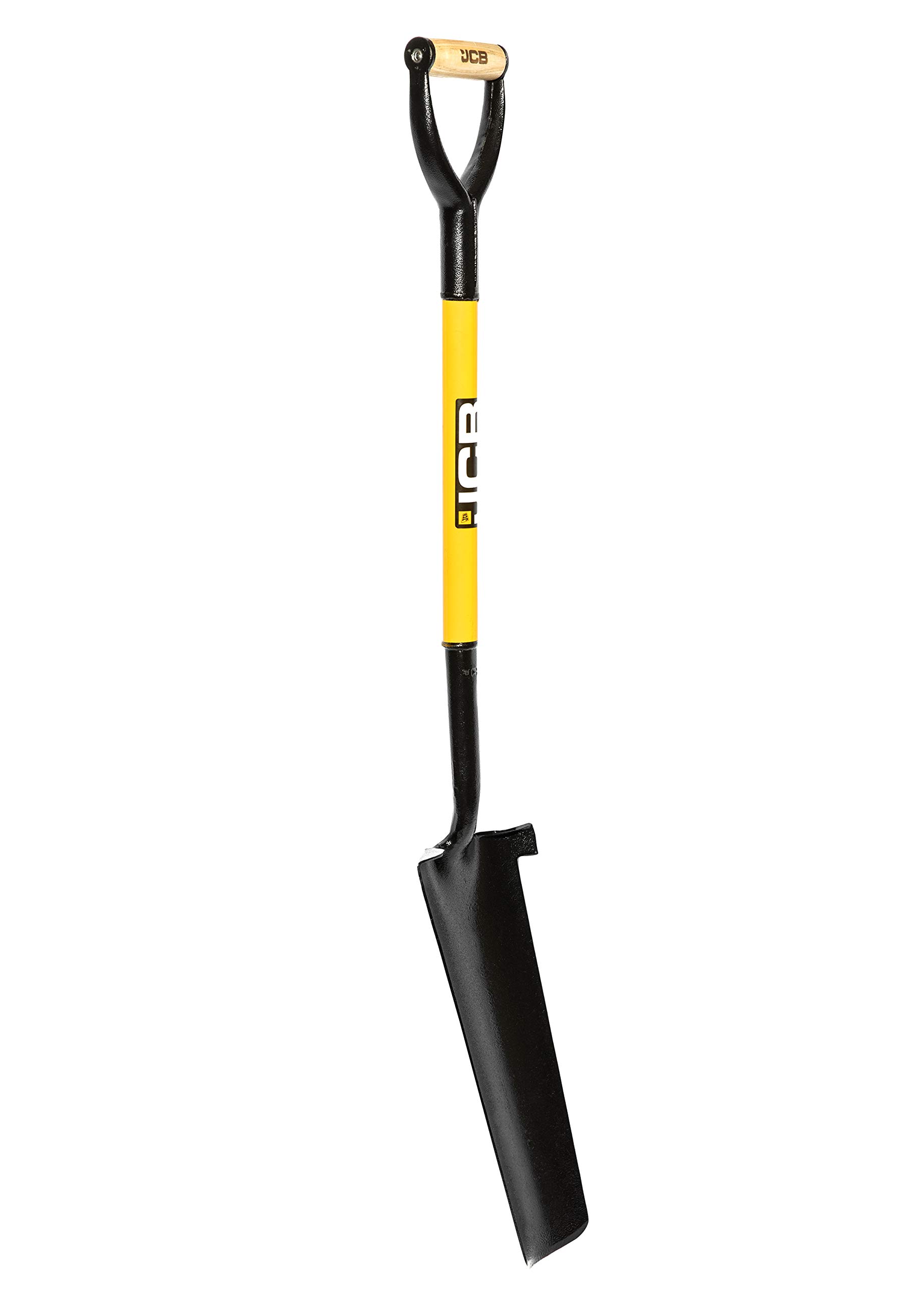 JCB 400 x 180 /110mm Blade Grafting Spade - Newcastle Style – Drain Master - Professional Solid Forged, Long Handle, Site and Gardening Tools - For Home Improvement
