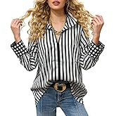 CHERRYBETTY Women Tops Loose Fit Long Sleeve V Neck T Shirts Vintage Floral Casual Blouses Dressy Boho Fashion 2025