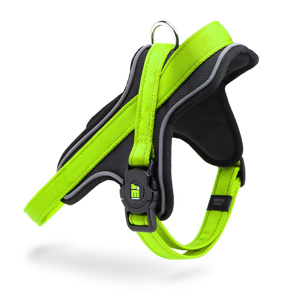 9054 Harness Green Nylon Memopet 2.2 cm Size M