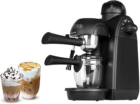 Amazon Co Jp コーヒーメーカー エスプレッソのコーヒー機械の携帯用ホームミルクコーヒーメーカーの自動蒸気は ラテカプチーノのための取り外し可能なドリップトレイが付いていた ホーム キッチン