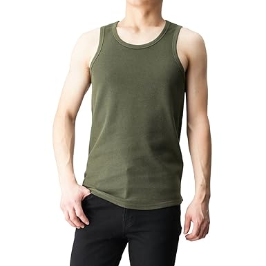 Amazon Real Standard リアルスタンダード ワッフルロングタンク