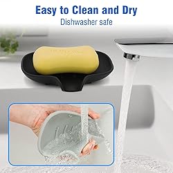 AIMAIAIMAI 3 Pack Soap Dish, Soap Dishes for