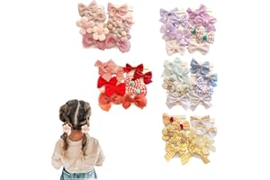 Yeanifeana 50Pcs Baby Hair Ties for Girls,Cute Small Hair Ties for Thin Hair,Ponytail Holders Elastic Hair Rubber Bands Hair 