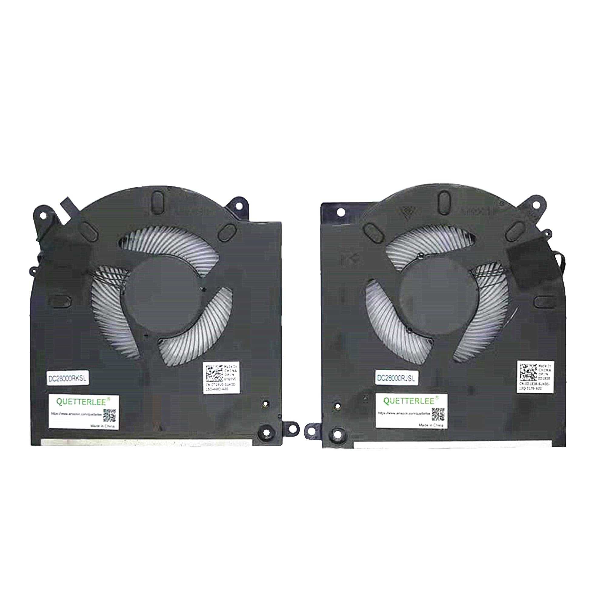 QUETTERLEE New Laptop CPU + GPU Cooling Fan for