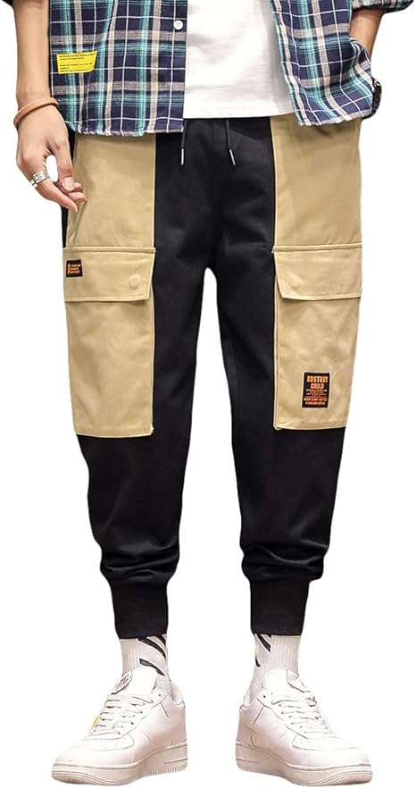 Amazon カーゴパンツ ビッグシルエット ジョガーパンツ メンズ カーゴパンツ サルエルパンツ テーパード スウェット テーパード ゆったり カジュアル 多機能 ロングパンツ 通販