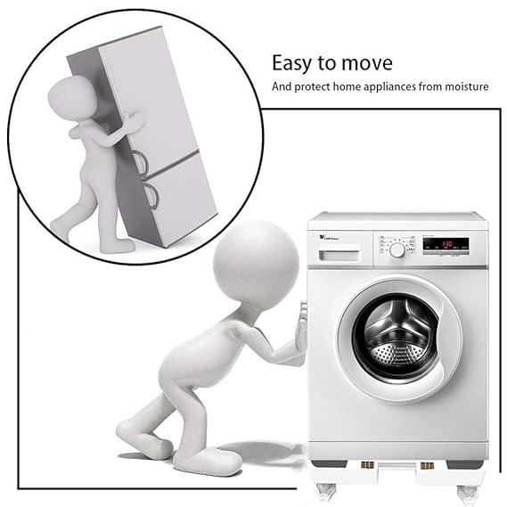 HADMB Resistente Base Lavadora Ajustable Soporte Lavadora Sin ...