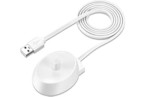 BEIBIJIA for Oral-B Electric Toothbrush Replacement Charger - Safe & Reliable USB-Powered Charging Base Compatible with Most Braun Electric Toothbrushes | IP67 Waterproof | Portable Travel Design