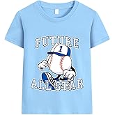 Boys Sport T-Shirt Balls Toddler Baseball Basketball Soccer Football Tee Funny Design Clothes 2-7 Years