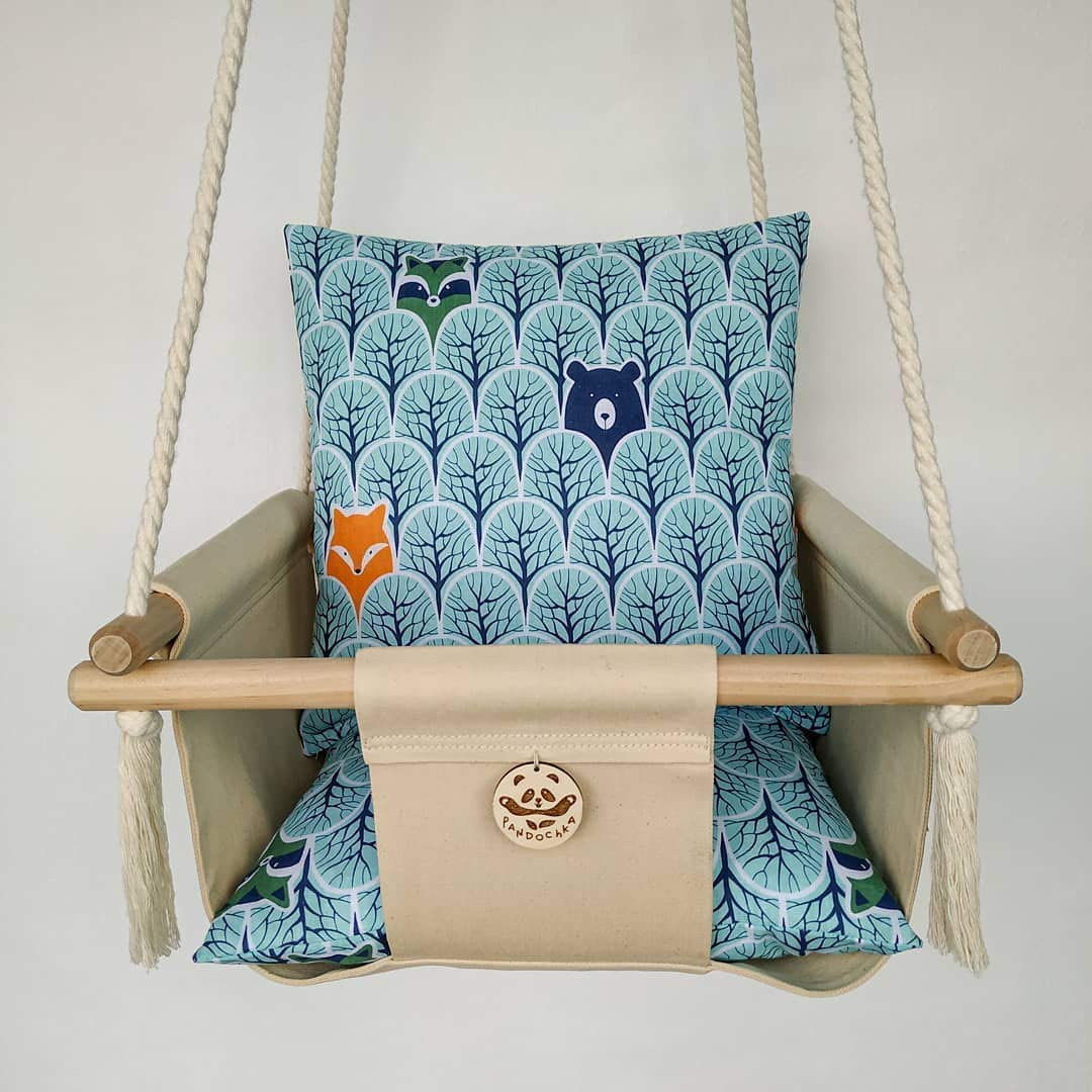 woodland baby swing