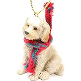 Conversation Concepts Labradoodle Tiny Miniature One Christmas Ornament - Delightful, Cream-Blonde