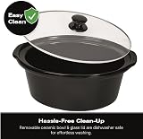 Hamilton Beach 6.5L Slow Cooker HBSC070B 240W Energy Efficient Black view 6