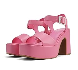 Soda LAUNCH ~ Women Open Toe Ankle Strap Platform