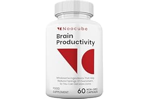 GOLD NUTRA Noocubes Brain Productivity Pills, Cognitive & Memory, Premium Advanced Formula (1 Pack)